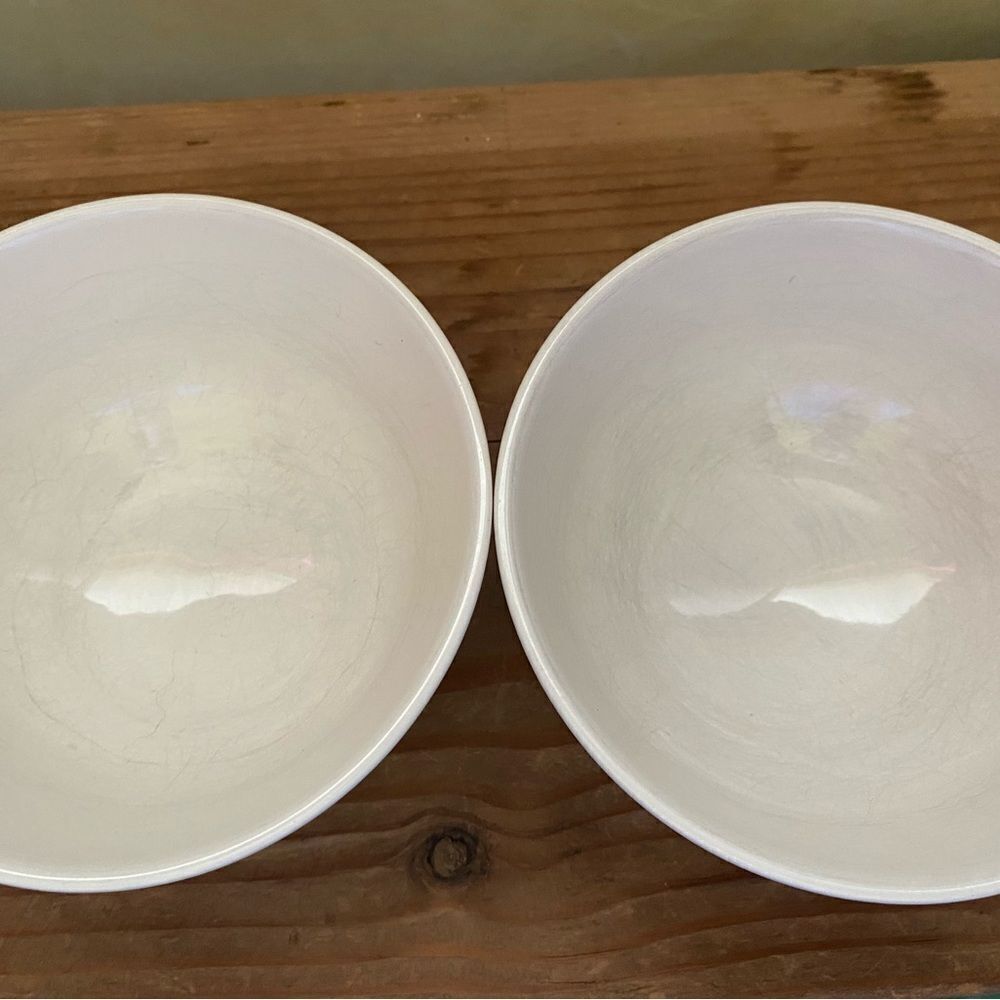 Rae Dunn White Ceramic Bowls Cookware Set - Picture 5 of 8